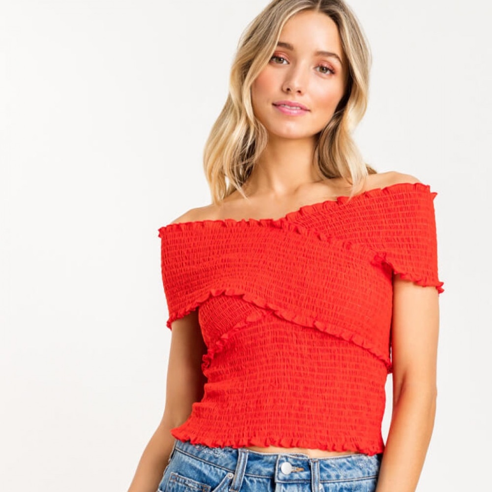 NWT Lush Red Cross Over